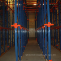 Steel rack drive in pallet racking system